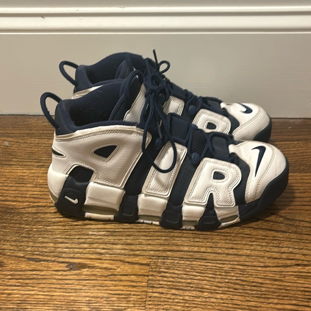 Nike more air uptempo Olympic 2016 blue white US11 EU45 414962 104